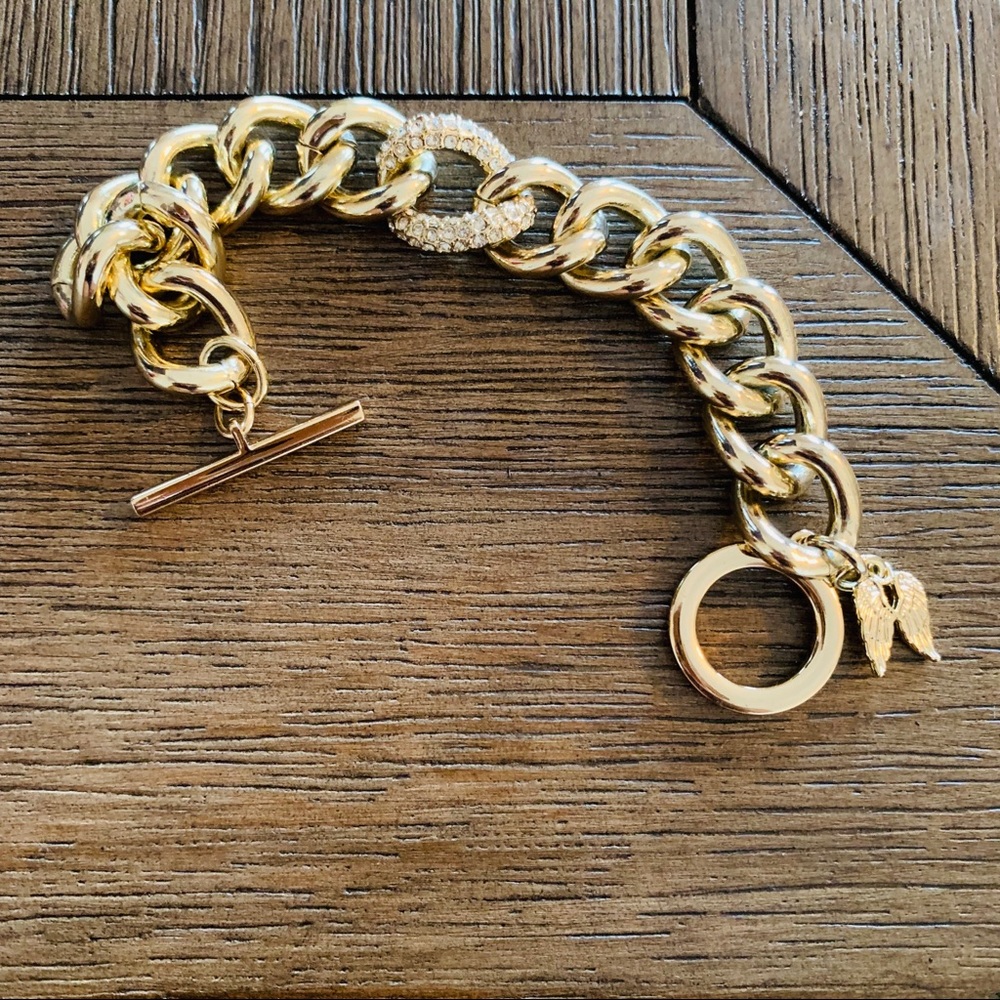 Victoria’s Secret Chain Link Angel Charm Bracelet - Picture 2 of 6